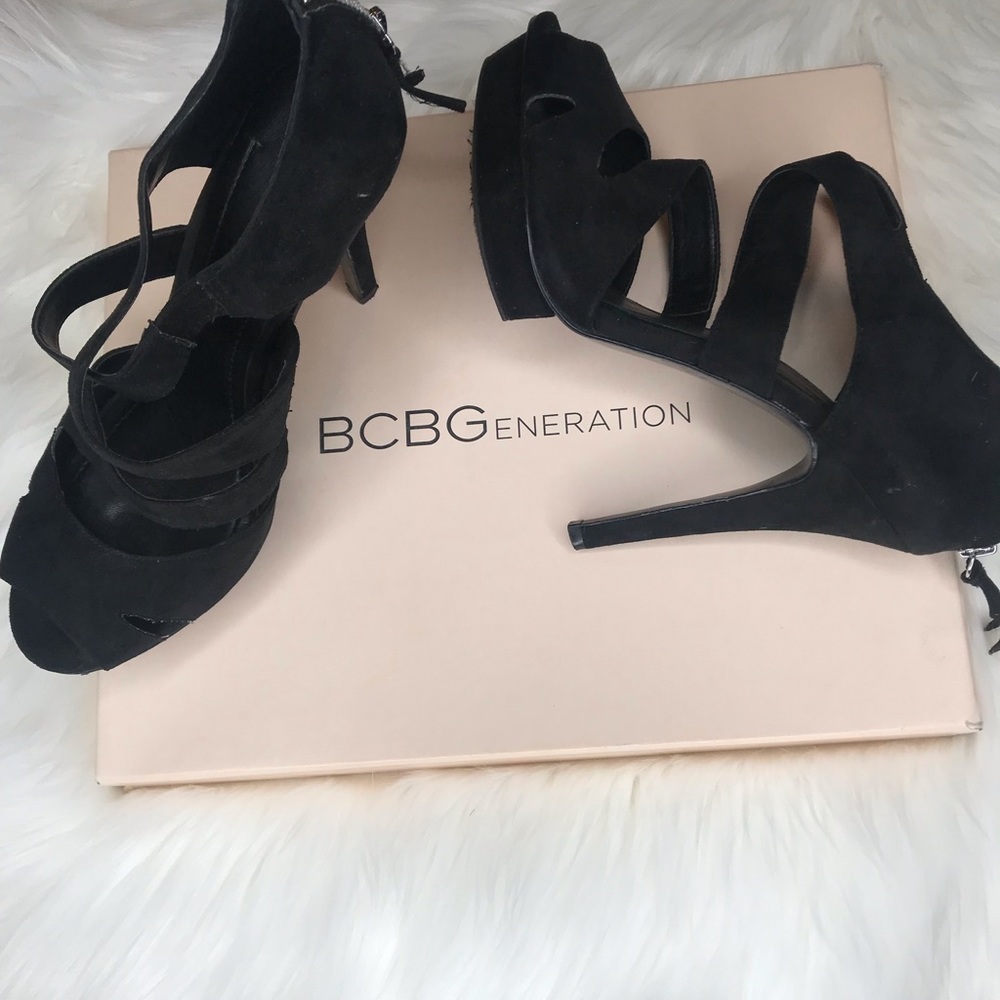 Black high heels